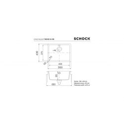 Zlewozmywak Schock SOHO N-100 Puro CRISTADUR